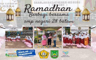 Ramadhan berbagi, SMP NEGERI 28 BATAM salurkan paket sembako